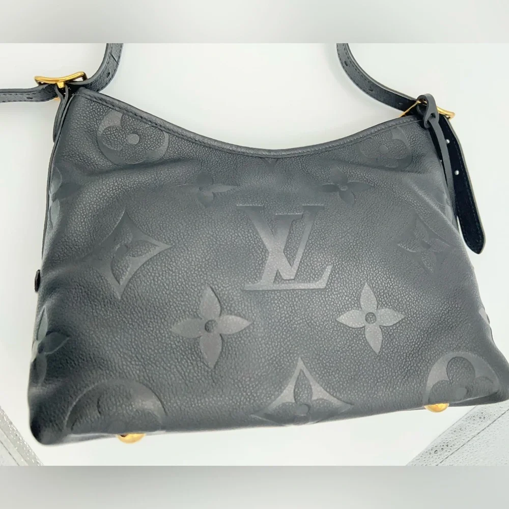Louis Vuitton CarryAll PM in Black Monogram Empriente! Pristine condition! 🖤😍